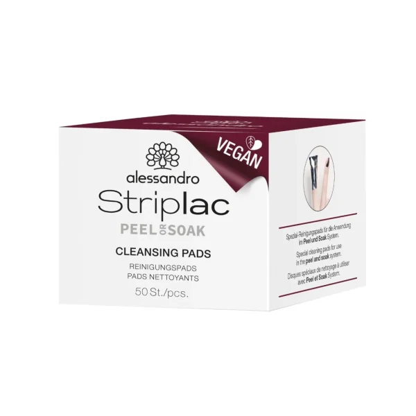Nagellakremover>Alessandro Striplac Reinigingspads