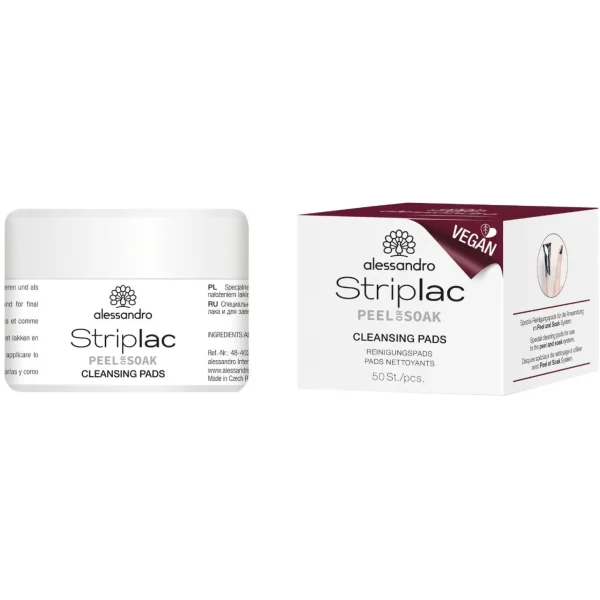 Nagellakremover>Alessandro Striplac Reinigingspads