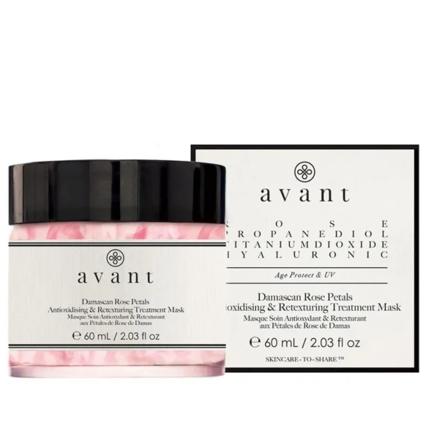 Anti-Aging Masker>Avant Skincare Age Protect & Uv Damascan Rozenblaadjes Anti-Oxidatie & Retexturerende