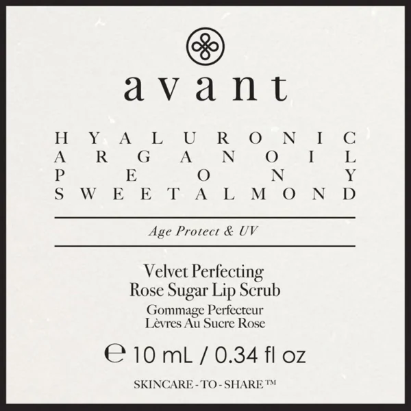 Lipscrub>Avant Skincare Age Protect & Uv Velvet Perfecting Rose Sugar