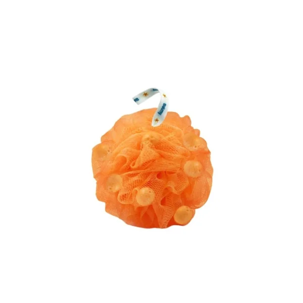 Sponzen>Balmi Bath Puff Orange Met Zeep