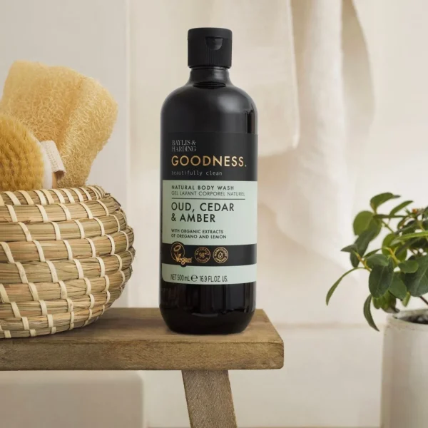 Handzeep>Baylis and Harding Baylis En Harding Goodness Body Wash Oud, Ceder & Amber