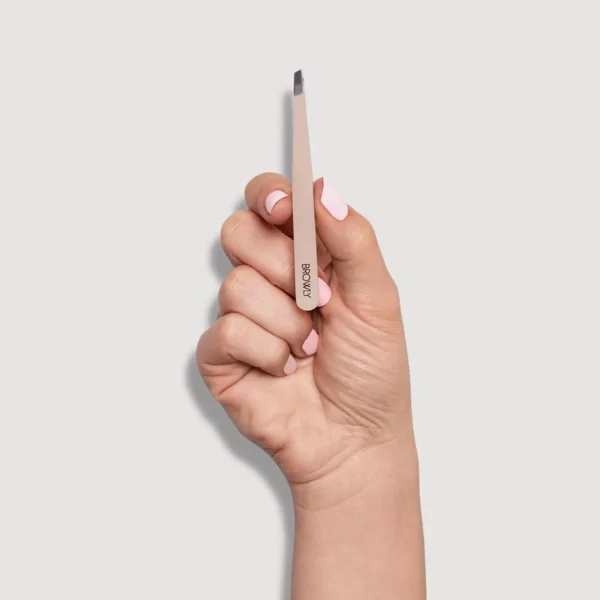 Pincetten>BROWLY Tweezer - Slanted