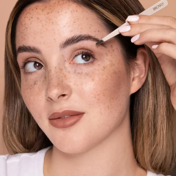Pincetten>BROWLY Tweezer - Slanted
