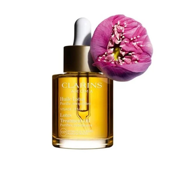 Gezichtsverzorging>Clarins Aromaphytocare Lotus Treatment Oil - Vette Tot Gecombineerde Huid