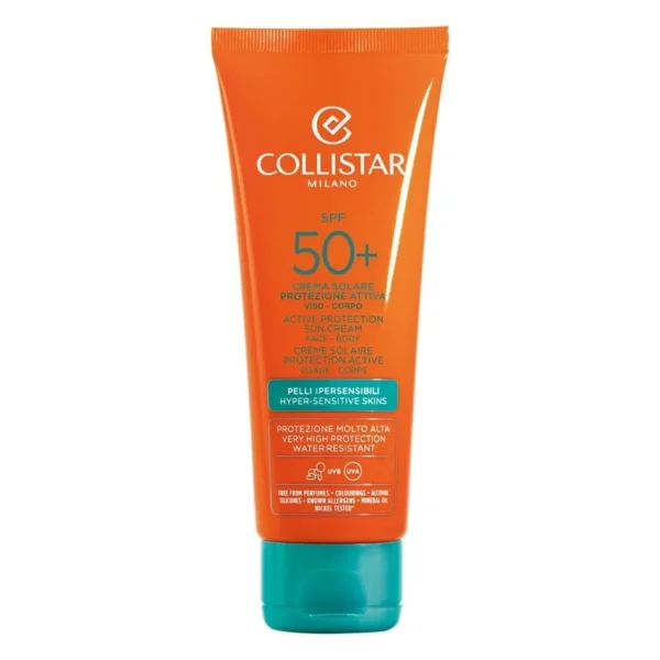 Zonbescherming>Collistar Hypergevoelige Actieve Bescherming Zonnecreme Gezicht-Body Spf 50+