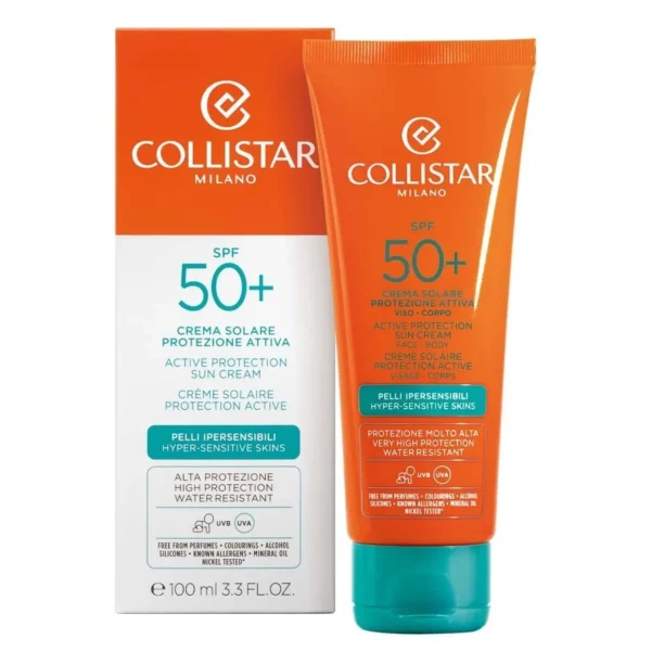Zonbescherming>Collistar Hypergevoelige Actieve Bescherming Zonnecreme Gezicht-Body Spf 50+