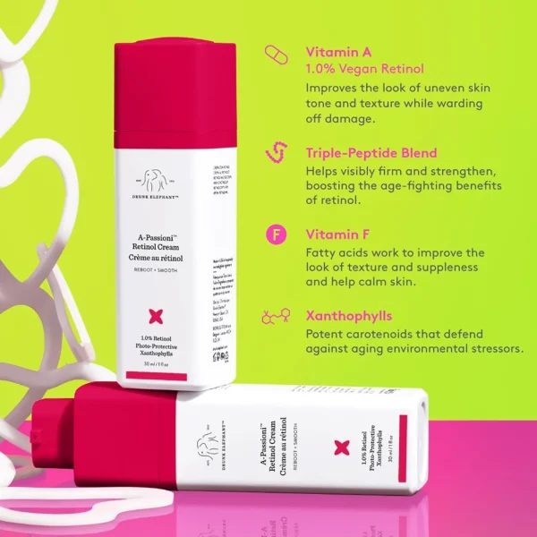 Anti-Acne>Drunk Elephant Dronken Olifant A-Passioni Retinol Creme