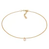 Enkelbandjes>Elli Dames Enkelband Hanger Eenzaam Met Maansteen In 925 Sterling Zilver