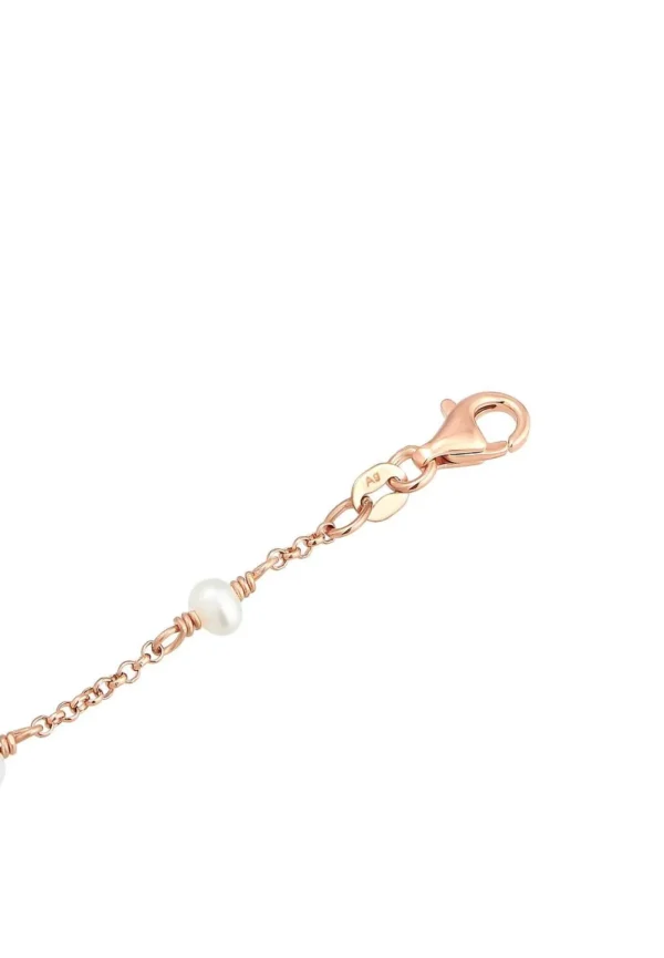Enkelbandjes>Elli Dames Enkelbandje Elegant Met Zoetwaterparels In 925 Sterling Zilver