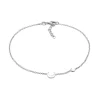 Enkelbandjes>Elli Dames Enkelbandje Halve Maan Astro Met Maansteen In 925 Sterling Zilver