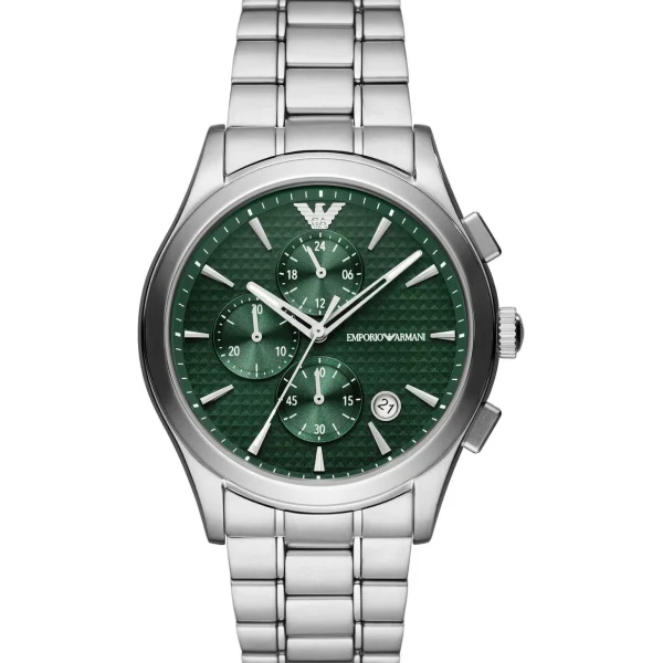 Herenhorloges>Emporio Armani Chronograaf Edelstaal