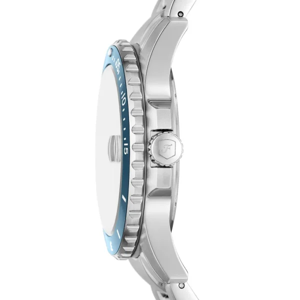 Herenhorloges>Fossil Herenhorloge Edelstaal