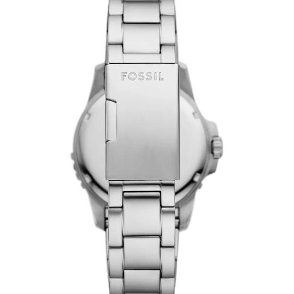 Herenhorloges>Fossil Herenhorloge Edelstaal