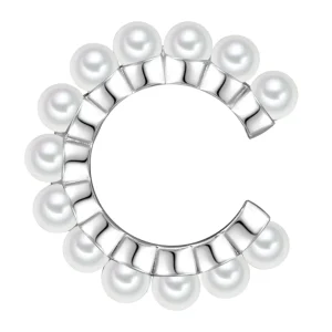 Ear Cuffs>Glanzstücke München Glanzstucke Munchen Zilveren Oor Manchet Sterling Zilver Schelpparels In Zilver