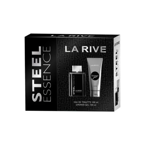 Douchegel>La Rive Steel Essence-Set