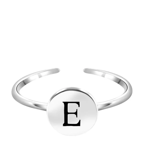 Ringen>Lucardi Ring Zilver - E