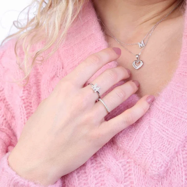 Ringen>Lucardi Ring Zilver - P