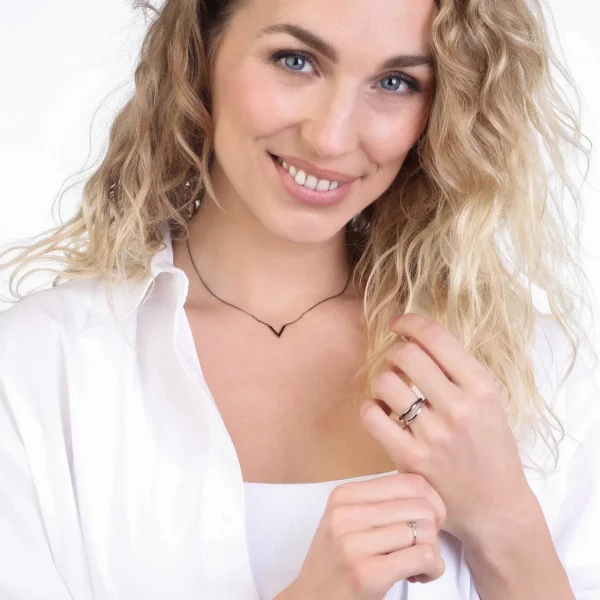 Ringen>Lucardi Ring Zilver - X