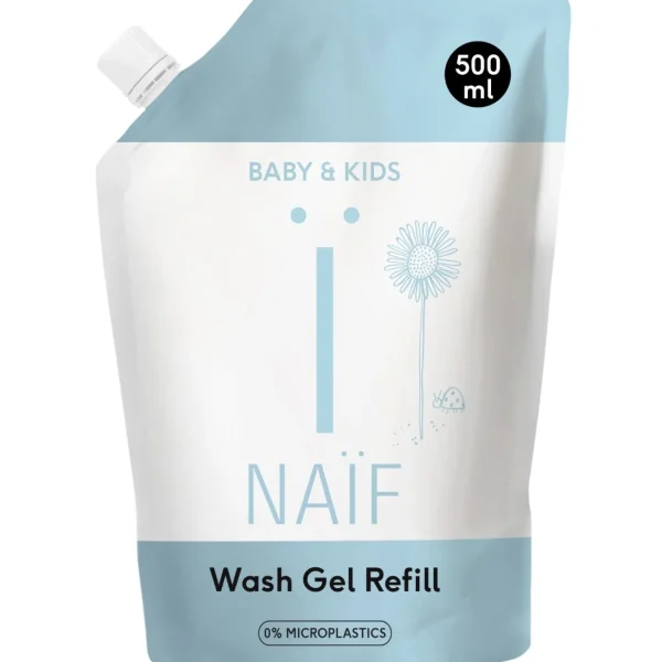 Baby Douchegel & Zeep>Naif Reinigende Wasgel Voor Baby & Kids Navulverpakking