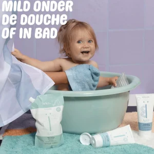 Baby Douchegel & Zeep>Naif Reinigende Wasgel Voor Baby & Kids Navulverpakking