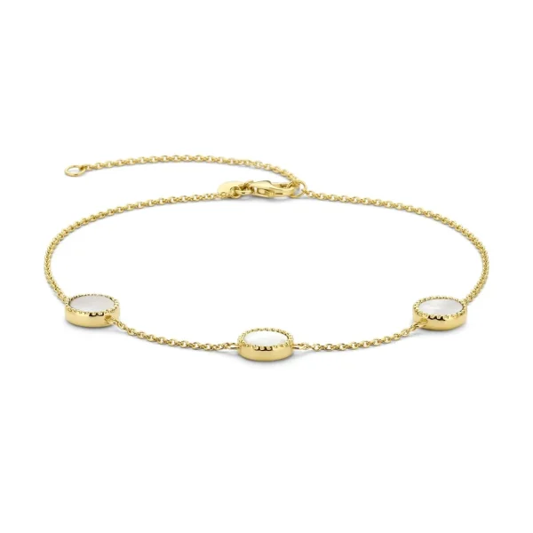 Enkelbandjes>Parte Di Me Brioso Cortona Dames Enkelbandje Gouden Plating/Zilver - Goud