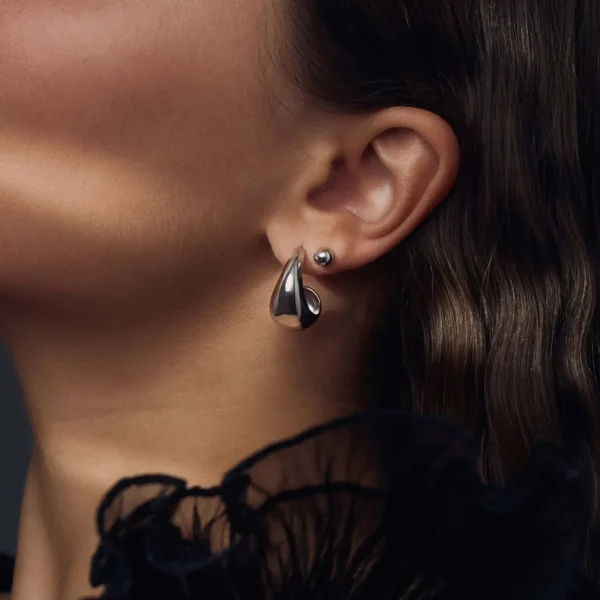 Oorringen>Parte Di Me Bibbiena Poppi Dames Oorringen/Oorbellen Zilver - Zilver