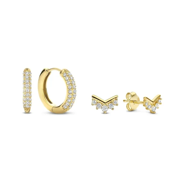 Sieraden Sets>Parte Di Me Sorprendimi Dames Oorringen/Giftset/Oorbellen/Oorknoppen Gouden Plating - Goud