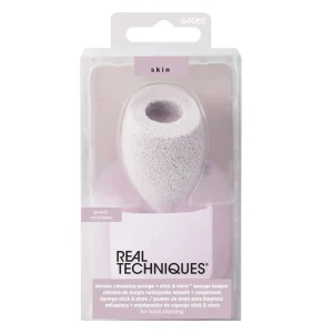 Sponzen>Real Techniques Cleansing Sponge + Keeper