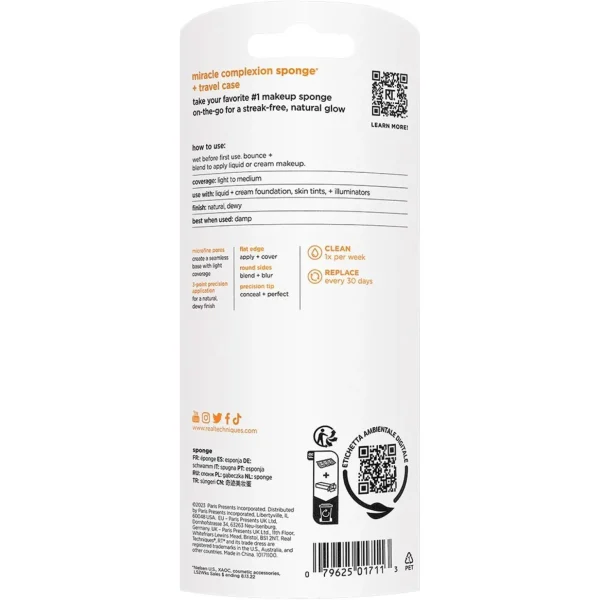 Make-Up Sponzen>Real Techniques Miracle Complexion Sponge + Case