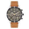 Herenhorloges>Rhodenwald & Söhne Rhodenwald & Sohne Chronograaf Classic Van Echt Leer In Bruin