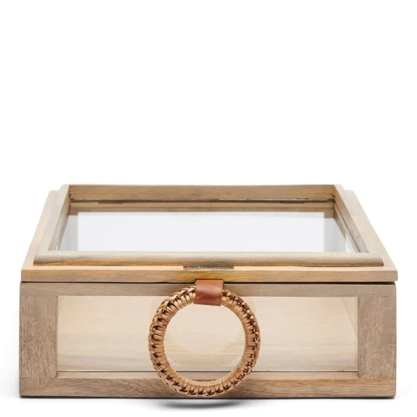 Opbergers>Riviera Maison Canggu Vitrine Box, Opbergkist Klein Met Handvat