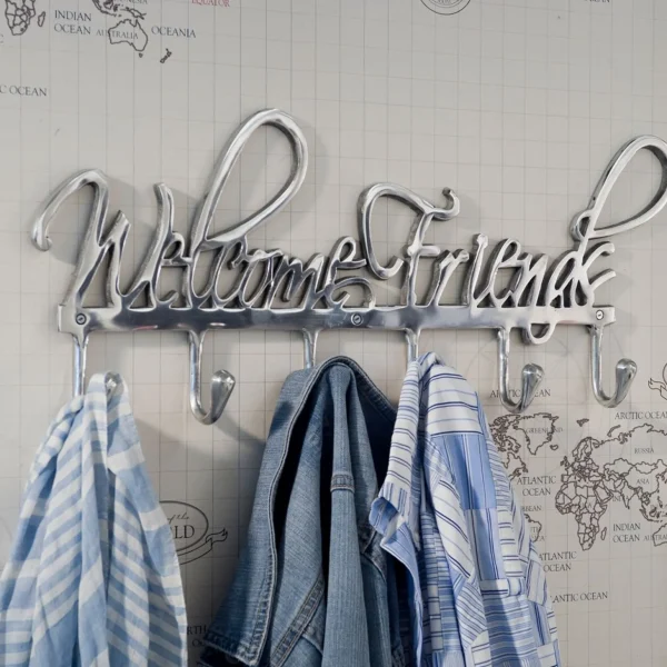 Opbergers>Riviera Maison Coat Rack Welcome Friends