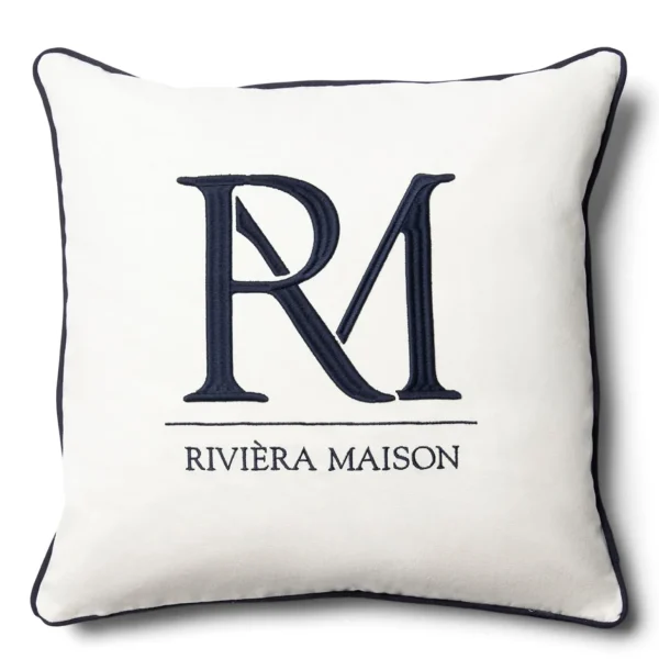 Sierkussens>Riviera Maison Rm Monogram Kussenhoes