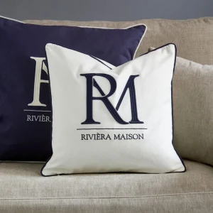 Sierkussens>Riviera Maison Rm Monogram Kussenhoes