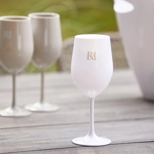 Bekers & Glazen>Riviera Maison Rm Monogram Outdoor Wijnglas