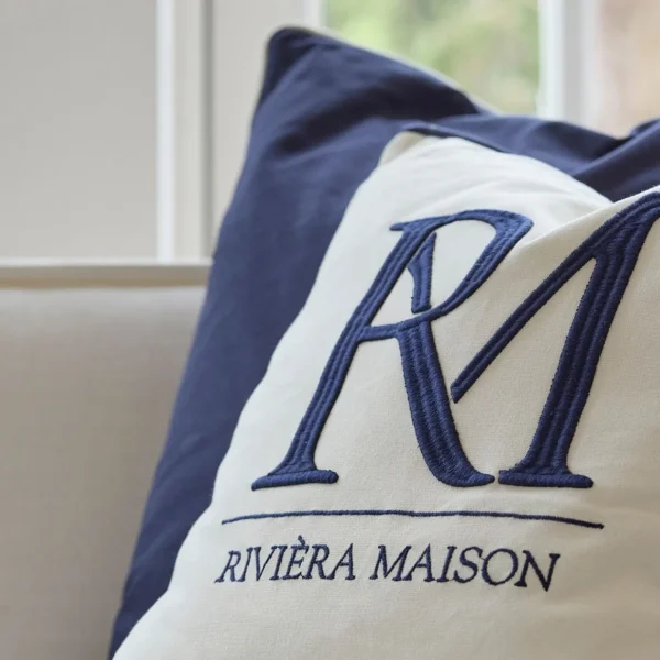 Sierkussens>Riviera Maison Rm Monogram Kussenhoes