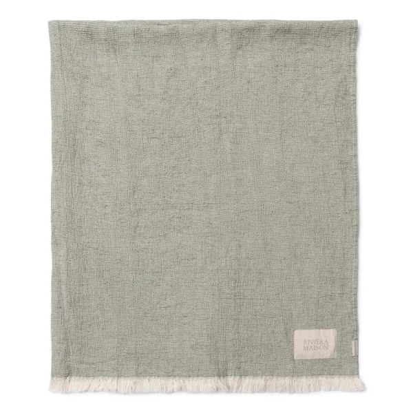 Keukentextiel>Riviera Maison Rm Seafoam Fringes Plaid
