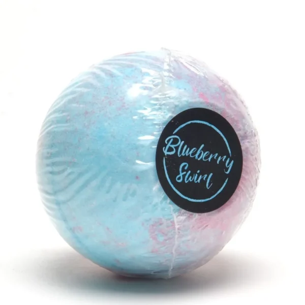 Badzout & Bruisballen>Soap & Gifts Bruisbal Swirl Blueberry