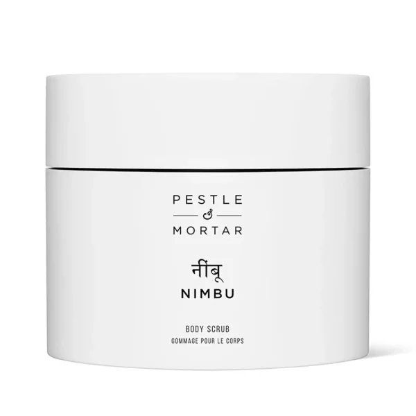 Voetscrub>Pestle & Mortar Stamper En Vijzel Nimbu Body Scrub