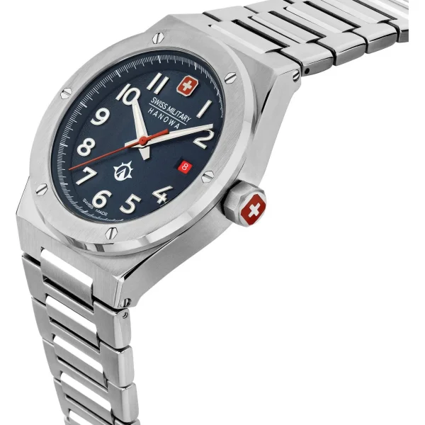 Herenhorloges>SWISS MILITARY HANOWA Herenhorloge Edelstaal