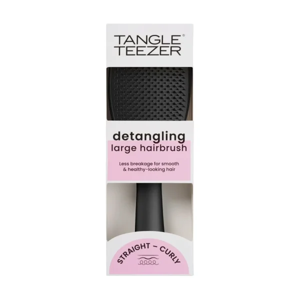 Platte En Paddle Borstels>Tangle Teezer Wet Detangler Groot Zwart Glans