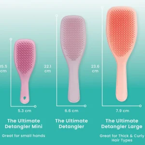 Platte En Paddle Borstels>Tangle Teezer Wet Detangler Ultieme Ontklitter Grote Vanille Latte