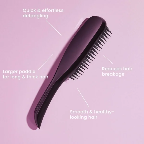 Platte En Paddle Borstels>Tangle Teezer Wet Detangler Groot Zwart Glans