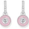 Oorringen>Thomas Sabo Creolen Zilver 925, Email