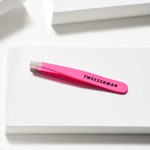 Pincetten>Tweezerman Mini Slant Tweezer Neon Pink