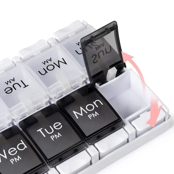 Tasaccessoires>UNIQ Tablet Box / Doses Box Gedurende 7 Dagen (Ochtend / Avond)