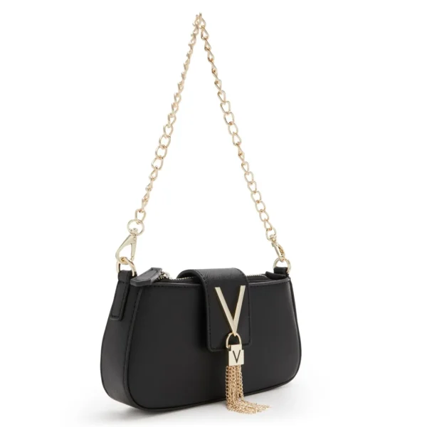 Handtassen>Valentino Bags Divina Dames Crossbodytassen/Handtassen Faux Leeg - Zwart