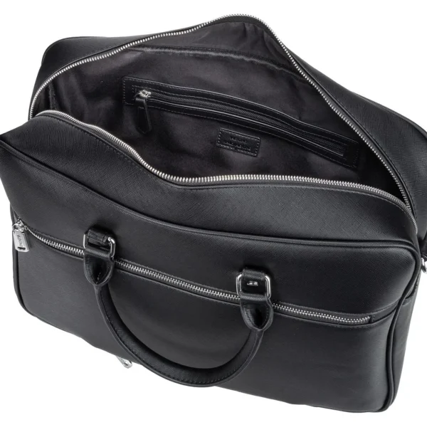 Laptoptassen>Valentino Bags Heren Aktetas/Laptoptas Kunstleer - Zwart