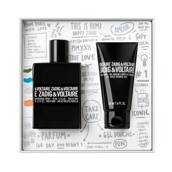 Douchegel>Zadig&Voltaire This Is Him Eau De Toilette 50 Ml Set